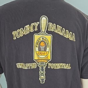 Tommy Bahama Black Graphic Men's Shirt